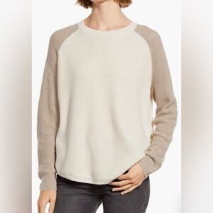 Women's Beige and Cream Jane Waffle Sweater Madewell